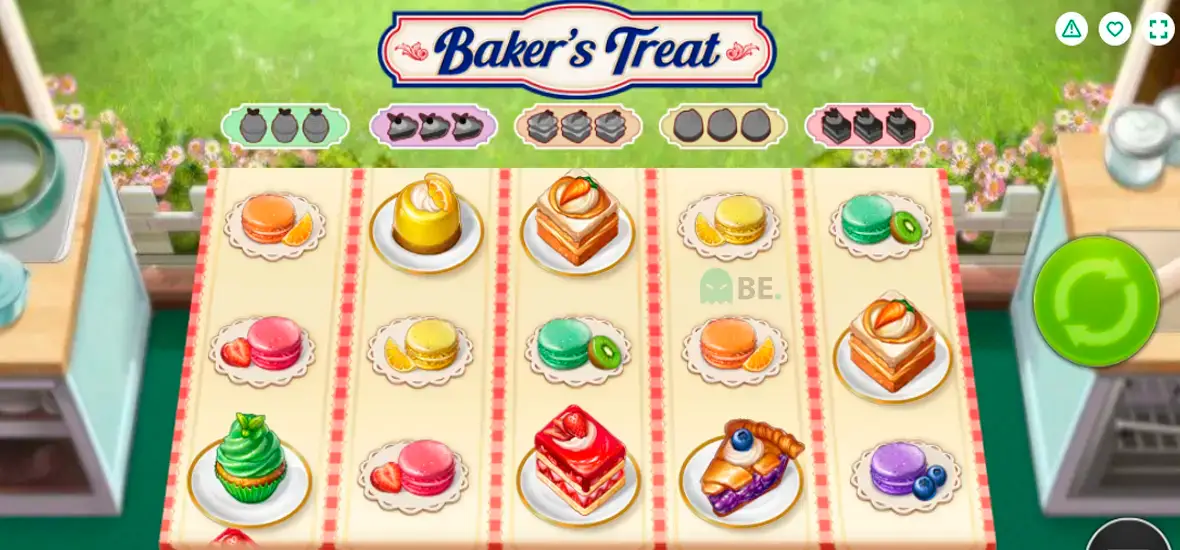 Baker's Treat казино игра - дизайн