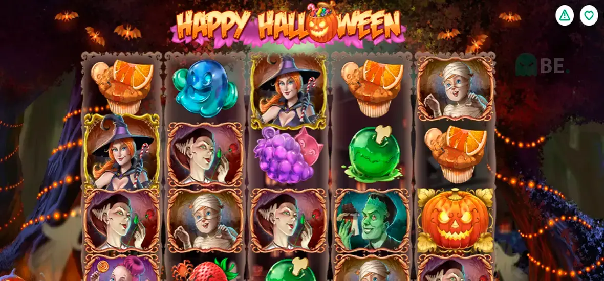 Happy Halloween слот игра - дизайн